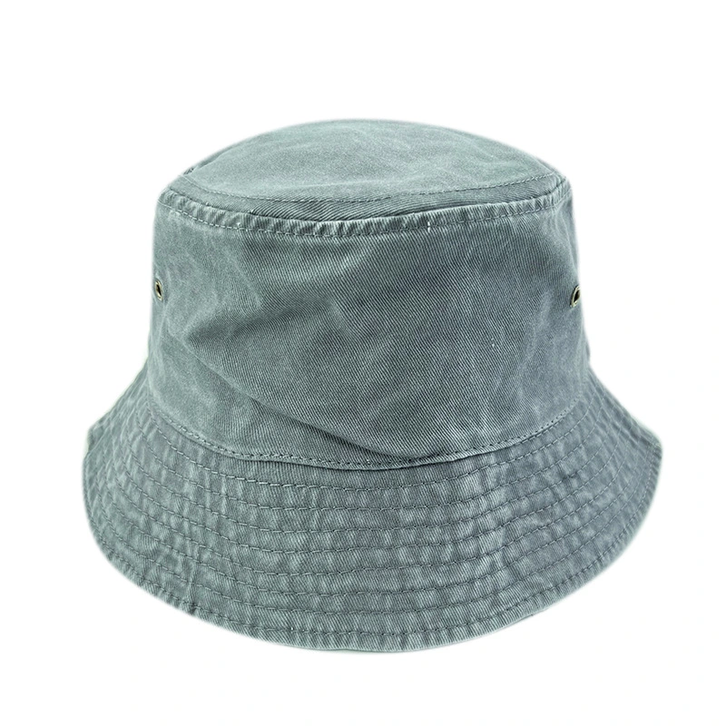 Casquette style rétro délavé OEM en coton avec carreaux Tissu pour la pêche estivale et protection contre le soleil