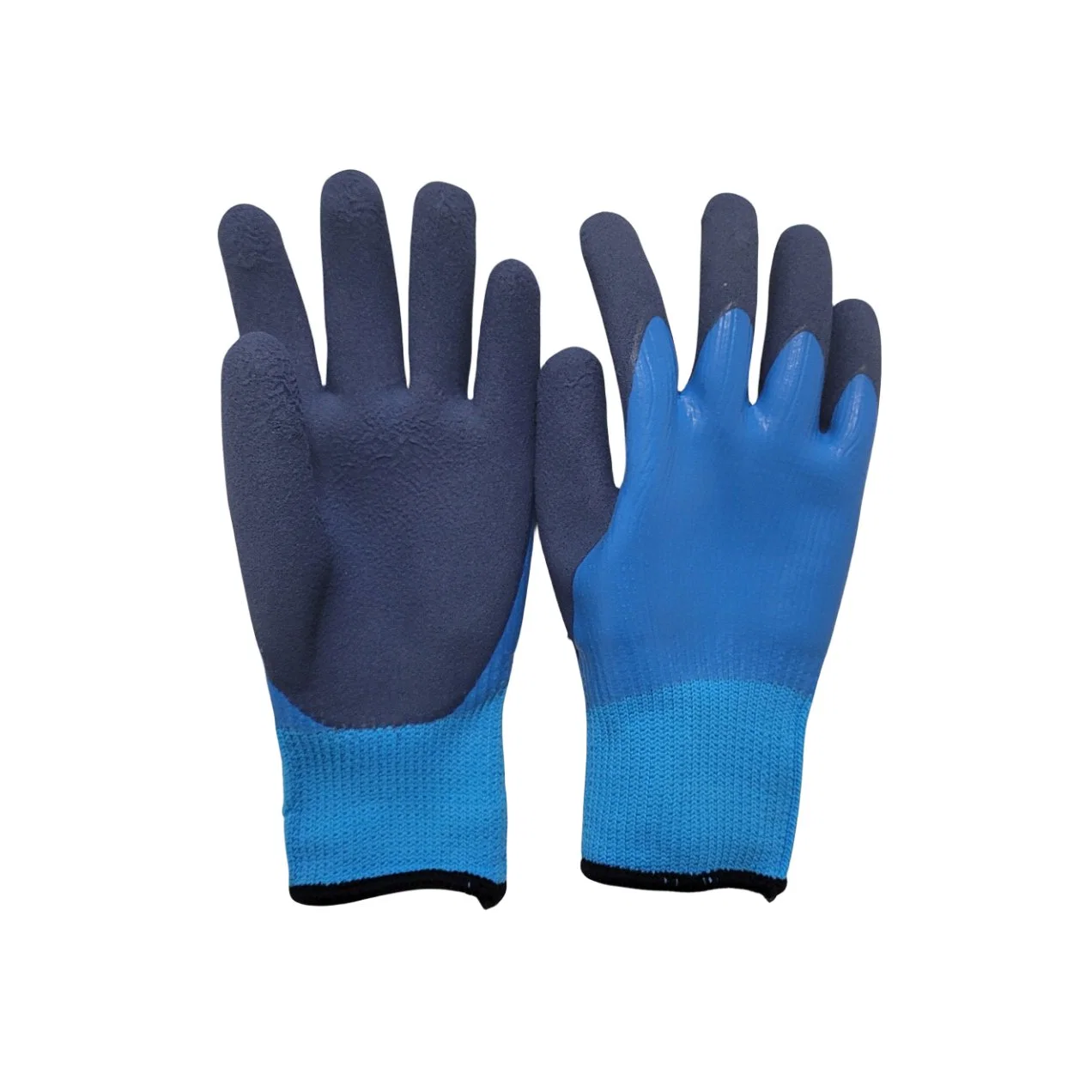 Wholesale/Suppliers Price Winter Fully Coated Waterproof Latex Foam Rubber Industrial Protective Safety Work Lobor Cotton Cut Resistant Glove