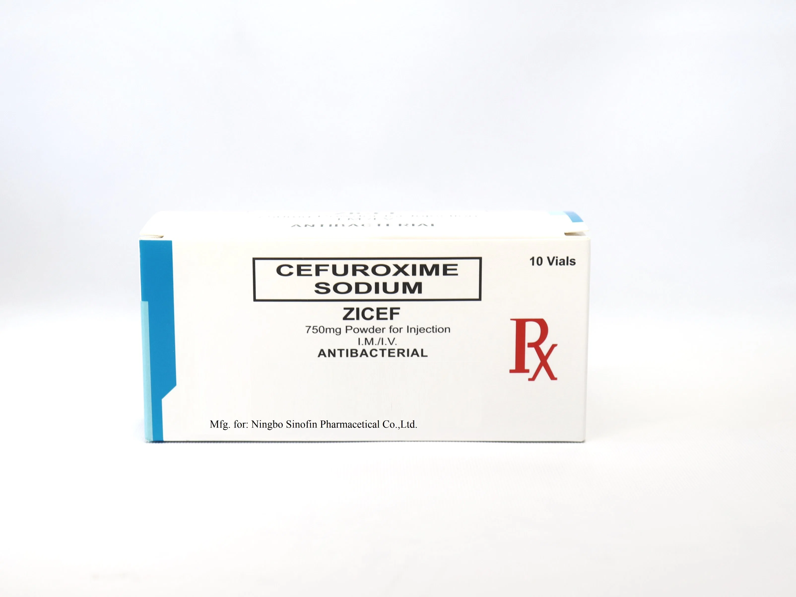 GMP Pharmaceutical Drug 750mg Cefuroxime Sodium for Injection