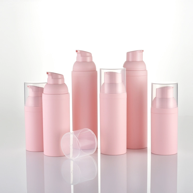 Wholesale/Supplier Matt Pink Airless Lotion Pump Bottle for Serum Bottle