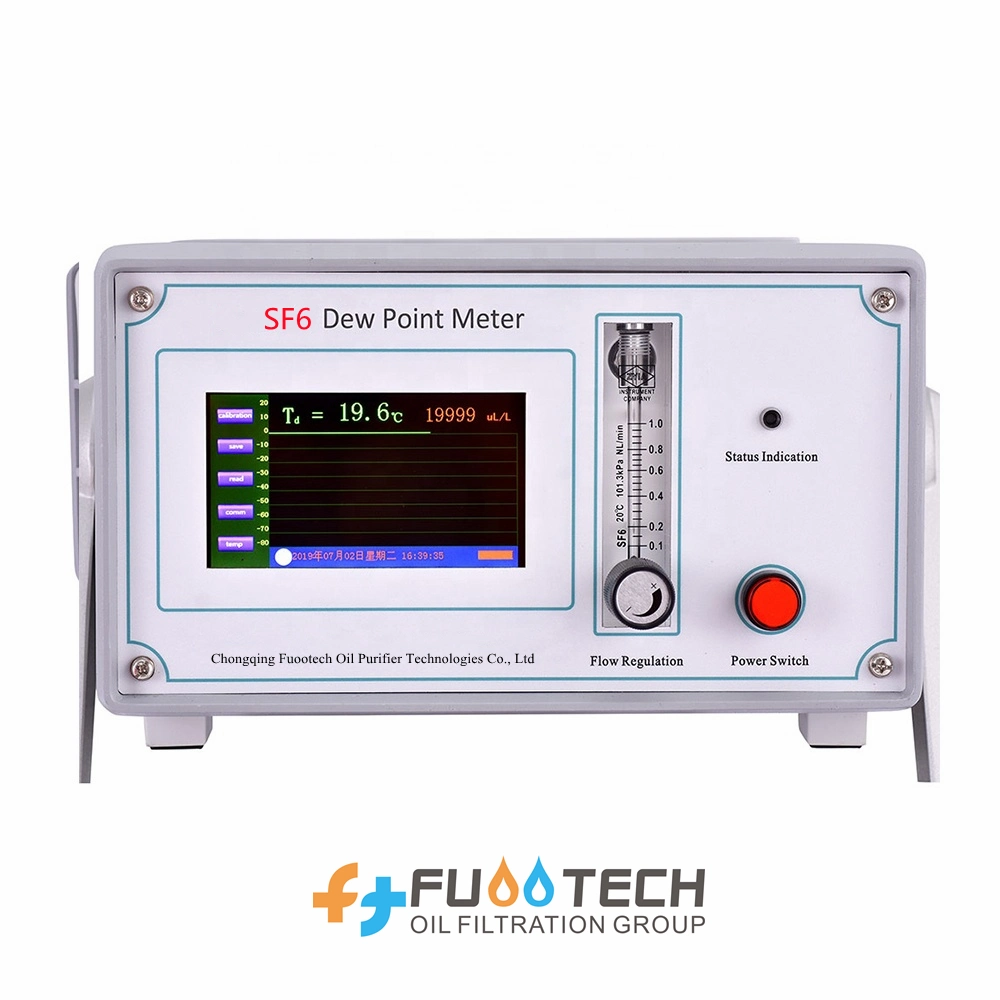 Fuootech FT-LD Portable SF6 Analizador de gases SF6 punto de rocío de gas Instrumento de prueba