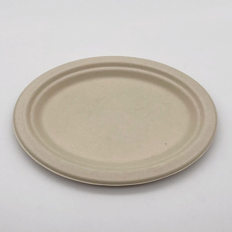 Pulp Middle Size Oval Plate Food Serving Tray Disposable Products China