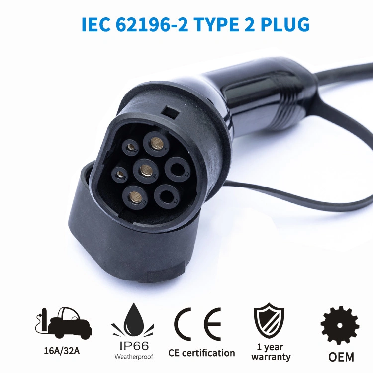 Hot Selling IEC-62196 Type 2 AC 220V Electric Charger Wall Box 32A EV Charger EV Charging Station