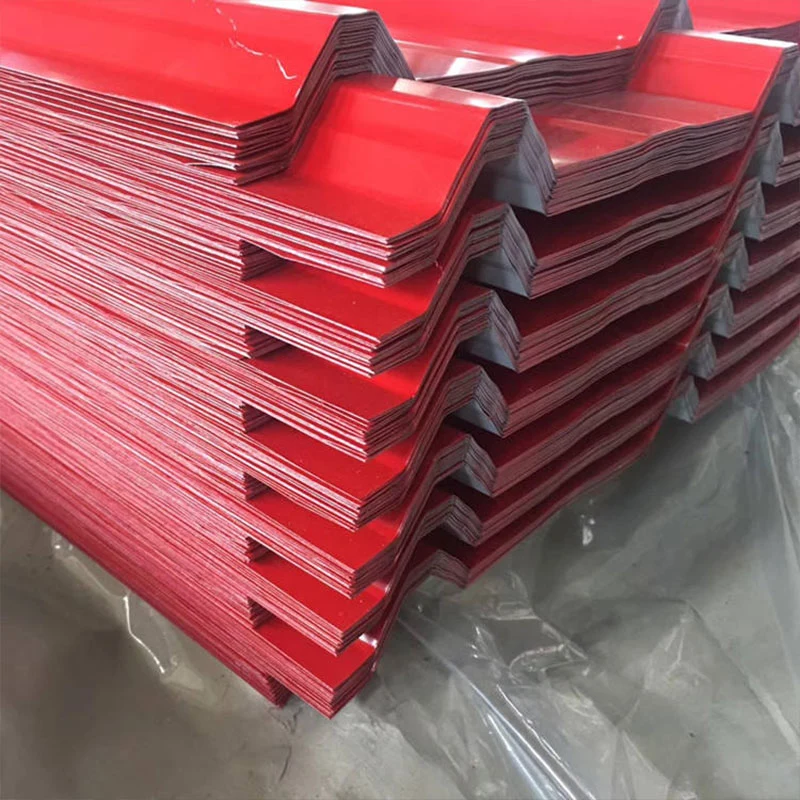 Corrugated Color Steel Sandwich Panels for Roofing of Large Span Steel Structure Houses