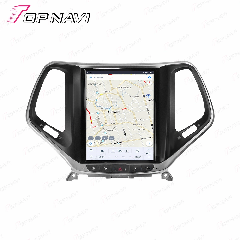 IPS Touch Vertical Screen for Jeep Grand Cherokee 2014 2015 2016 2017 2018 2019 4+64 GB Car Video Android GPS Wireless Speaker