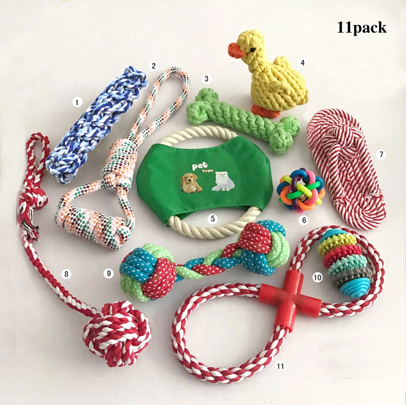 Hot-Selling Pet Supplies Dog Harness Leash Collar Toy Set with Color Personalized Nylon Animal Soft Cushion Pet Toy/Wholesale
