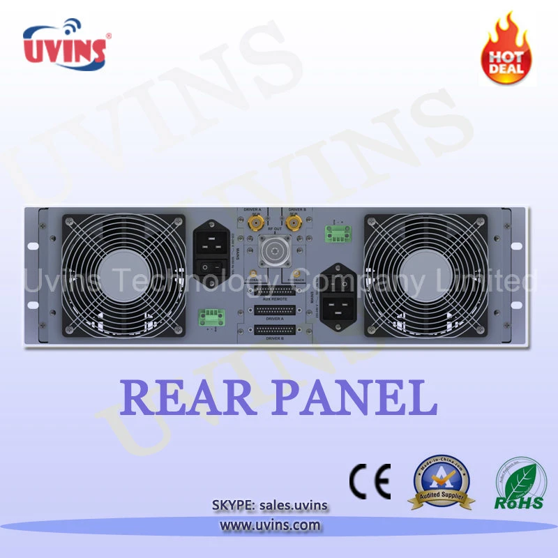 Transmissor de televisão digital terrestre DVB-T/H/T2, ISDB-T/TB/DAB DAB+/T-DMB, ATSC, PAL e NTSC modulações totalmente suportados