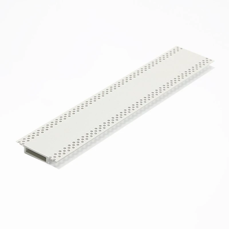 PVC Material White Unique Shape Border Rigid Extrusion Profiles Plastic Products