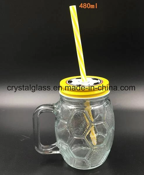 Pinapple Shape Glass Mason Jar Juice Bottle Beverage Container