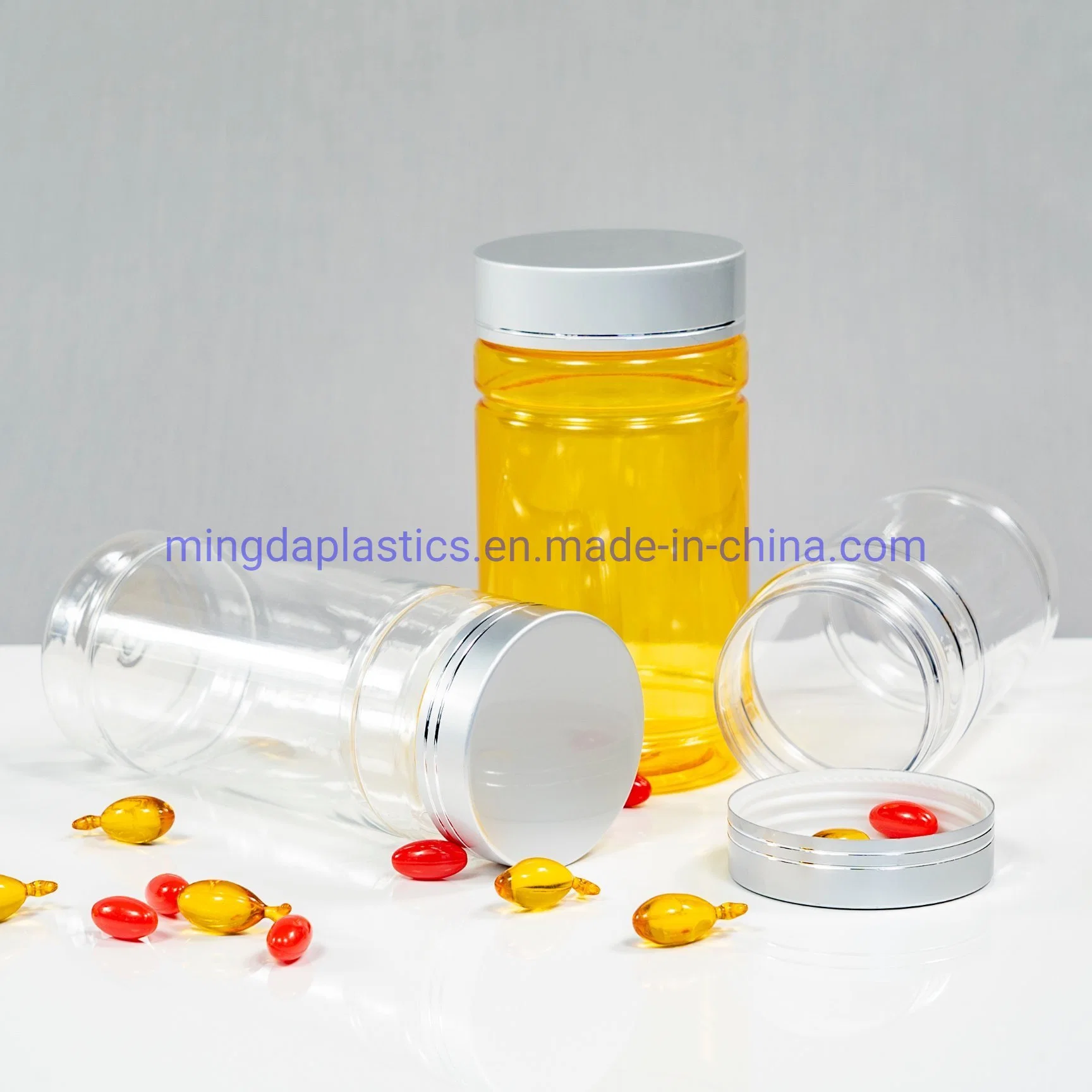 175ml Prescription Pill Straight Side Extruding Blowing Pet Packaging Bottle