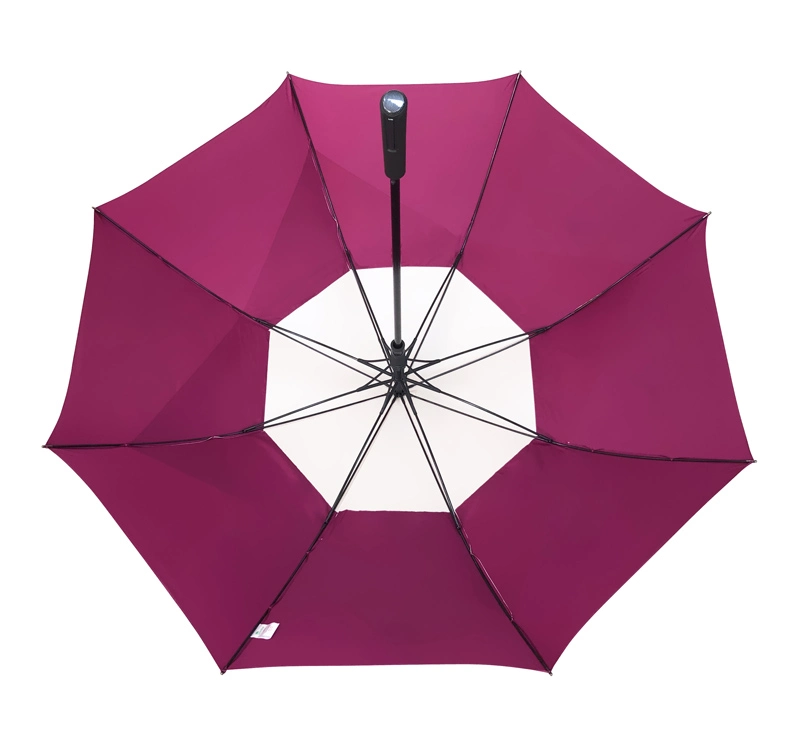 30' ' Guarda Chuva Violet/Blanc Custom Match Femmes de Couleur Windproof Parapluie cadeau