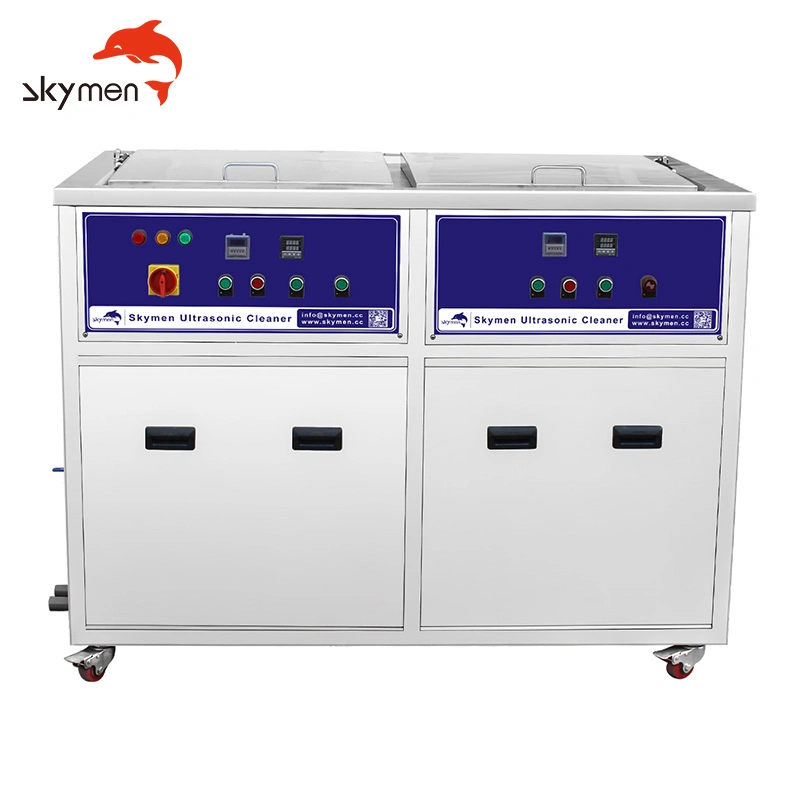 High quality/High cost performance  Large Double Tanks Ultrasonic Cleaner Equipment with Filtering and Drying System for Industrial Manufacture 100L