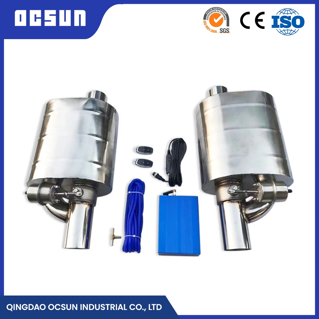 Ocsun Customized 409 304 Stainless Steel Material Muffler Pipe Suppliers China Silencer Muffler