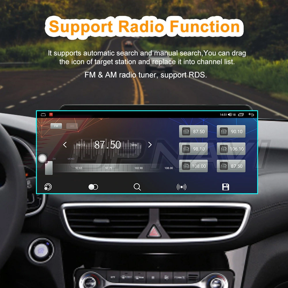 12,3 Zoll Android Autorradio für Jeep Wrangler 2011 - 2017 Auto Video Stereo Multimedia Player GPS-Navigation
