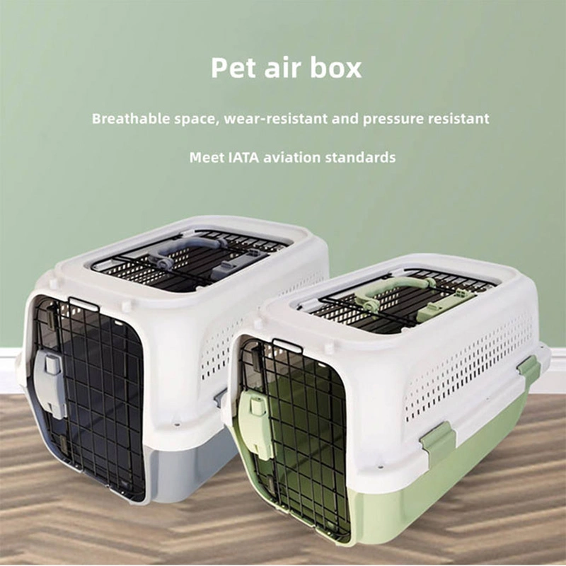 Premium 2-Doors Outdoor Airline Approved Pet Dog Kennels Plastic Dog Carrier