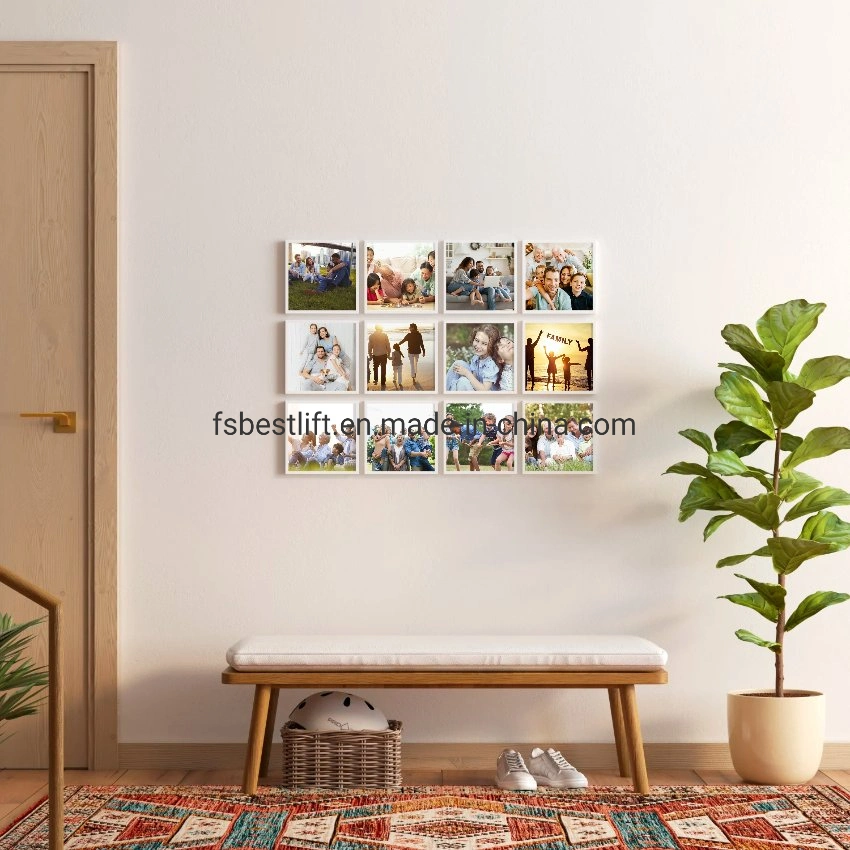 New Design Bestile Square Restickable Removal Photo Frames for Wall Art