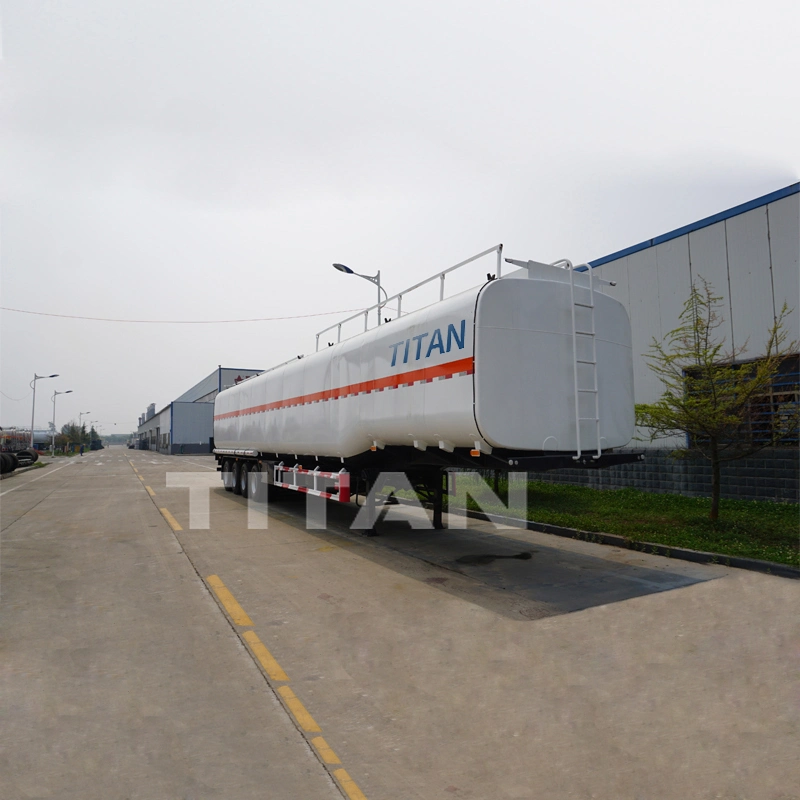 Titan Carbon Steel 60000 Liter Crude Oil Storage Trailer Tank