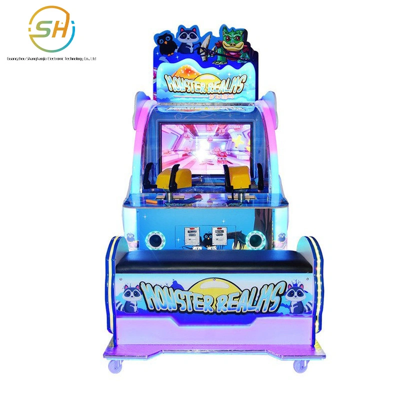 Indoor Playground Children's Two-Person Ball Machine Coin Coin Battle Zombie Puppet Water Machine Video Game Entertainment Game