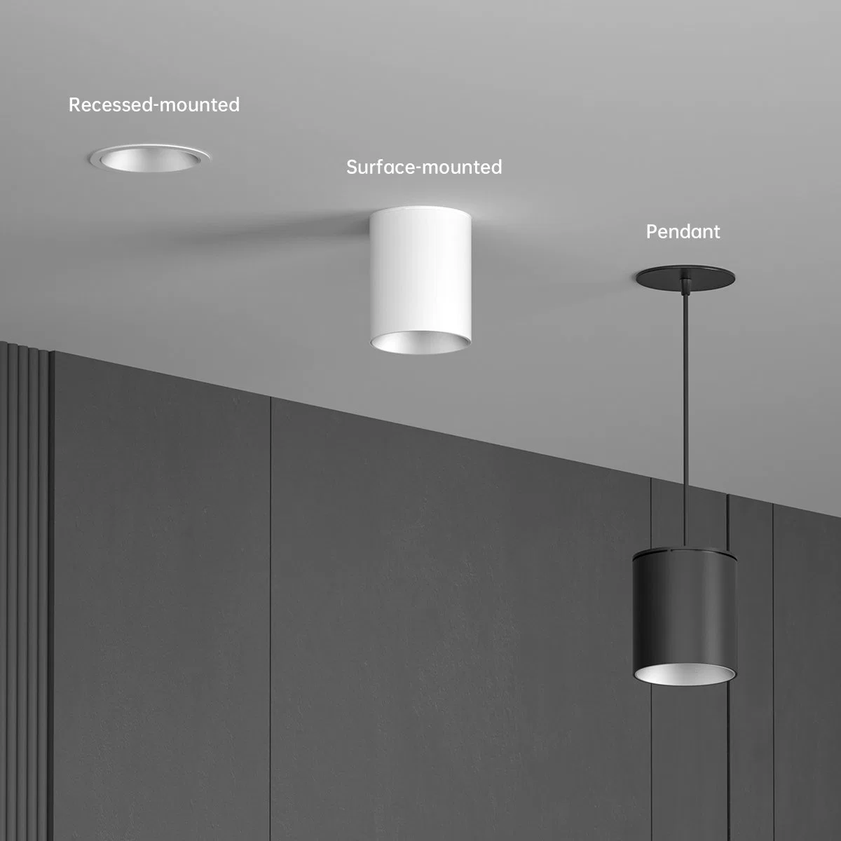 Bom preço mercado da América do Norte Interior Home Office COB Spotlight Downlight LED arquitectónico de 20 W e 25 W.