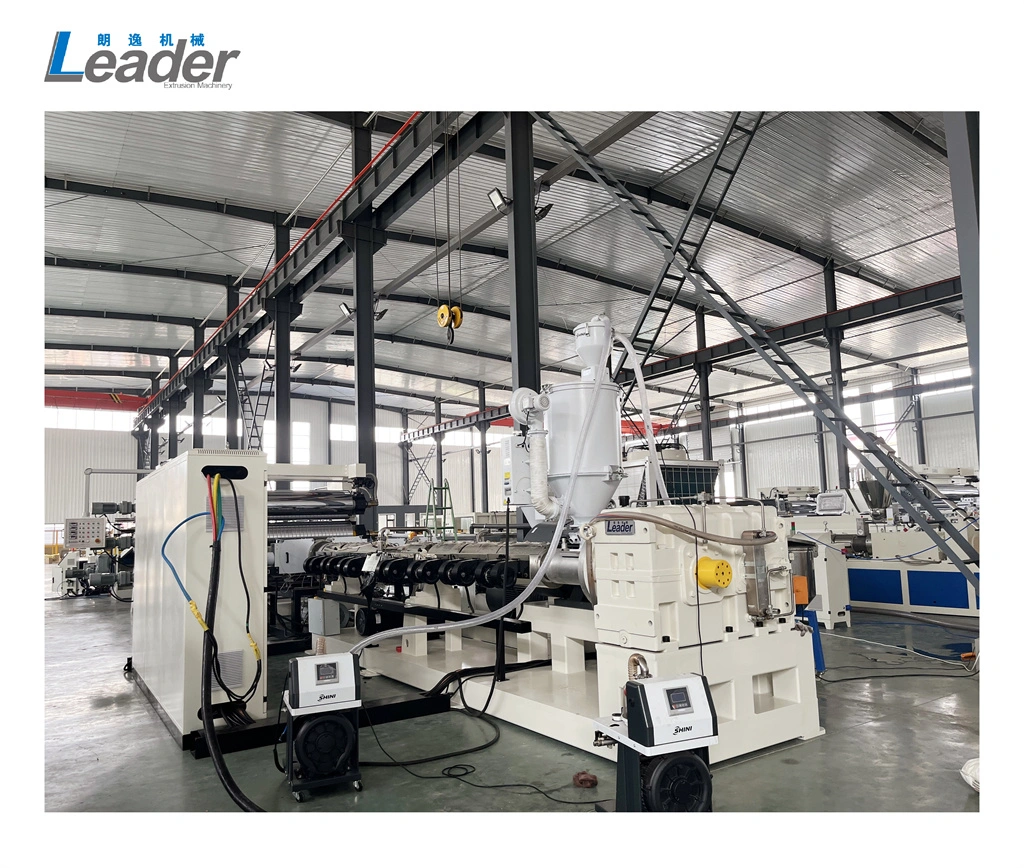 CE Standard PE Extruder PE Screw Extruder T-Lock Drainage Production Line