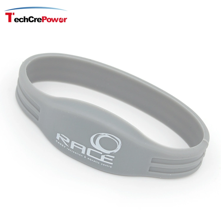 Waterproof 13.56MHz NFC Bracelet Programmable Adjustable Silicone RFID Wristband