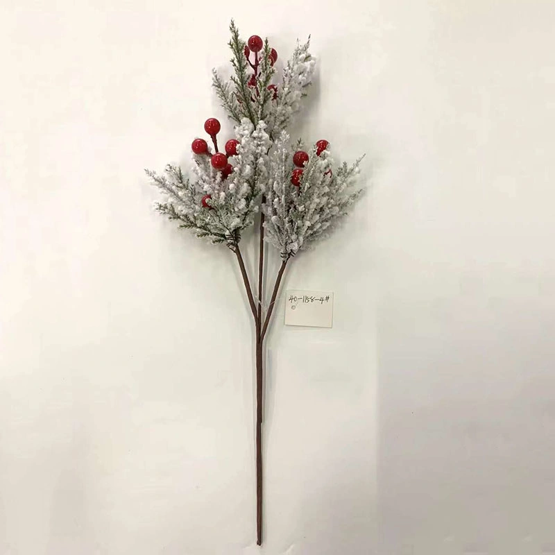 Luxury Plastic Christmas Flower Pick Christmas Decoration Supplier