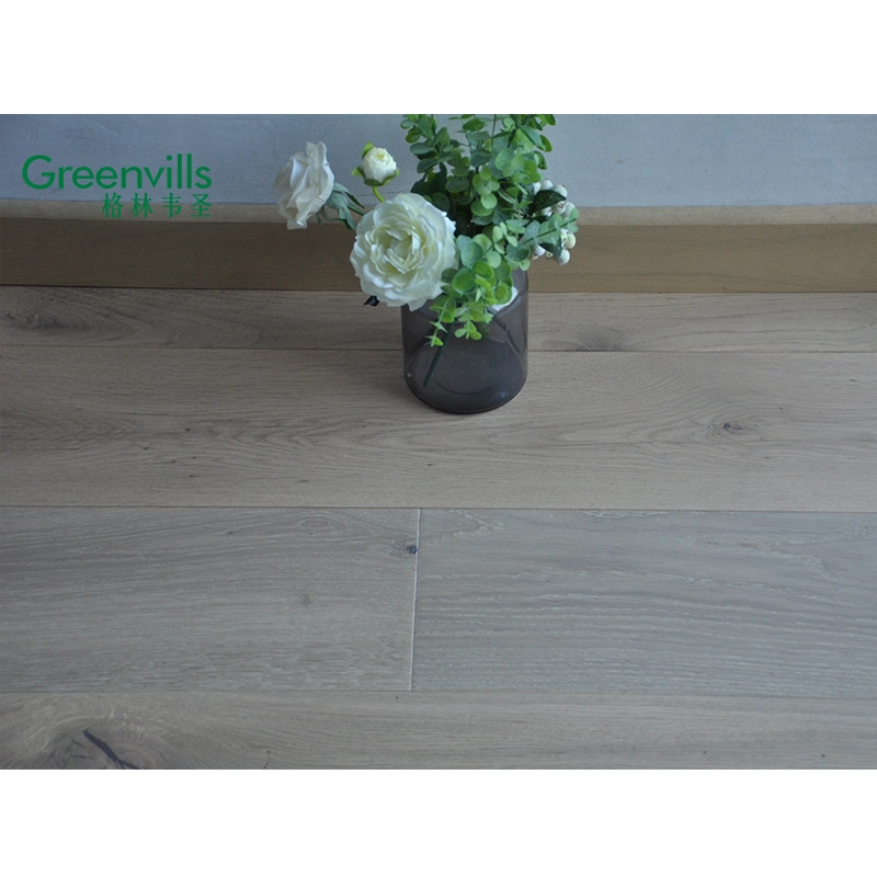 Guangzhou European White Oak Engineered Wood Flooring, Cheap Price 20/6mm Thick Solid Wood Natural Oak Hardwood Engineered Flooring