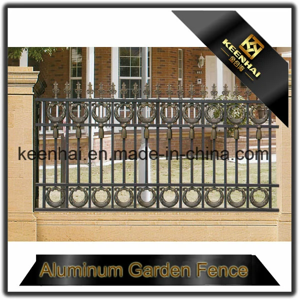 High quality/High cost performance  Decorative Customized Used Wrought Iron Aluminum Garden Fence Panels