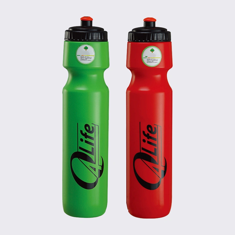 1000mL libre de BPA Deportes agua botella bicicleta agua botella plástico Botellas de soplado de PE