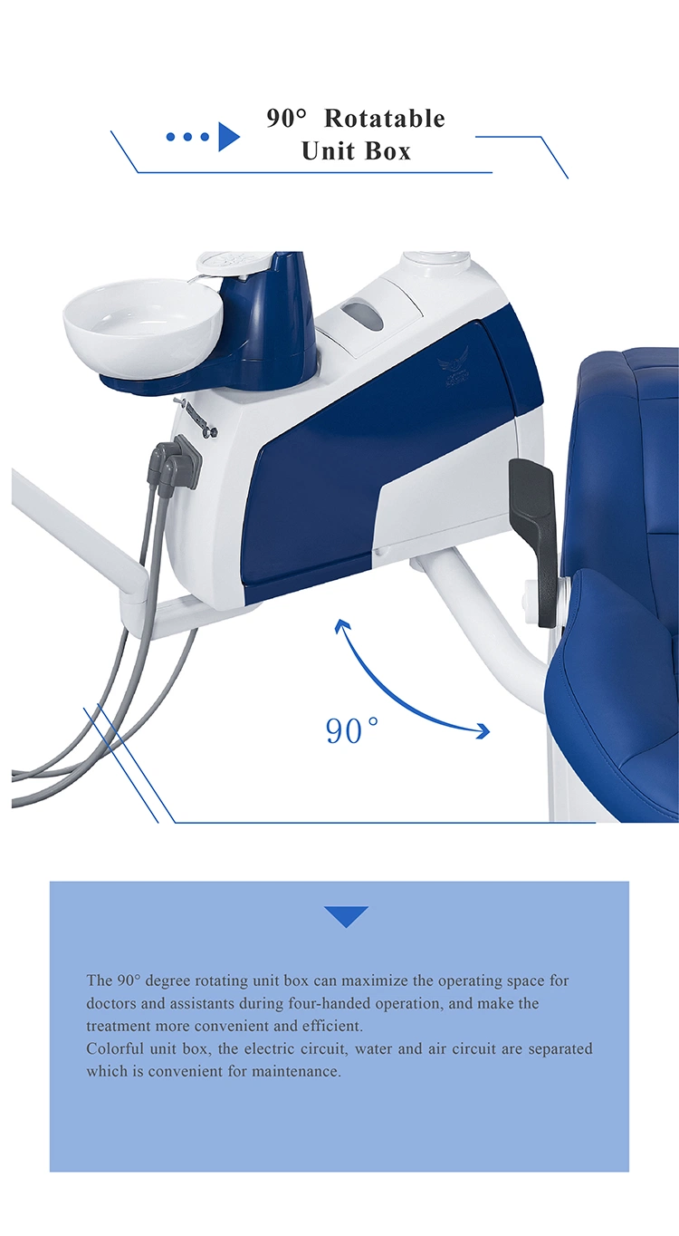 Solid Metal Boxes Ce&FDA Approved Dental Chair Budget Dental Supply/Yoshida Dental Chair/Osstem Dental Chair