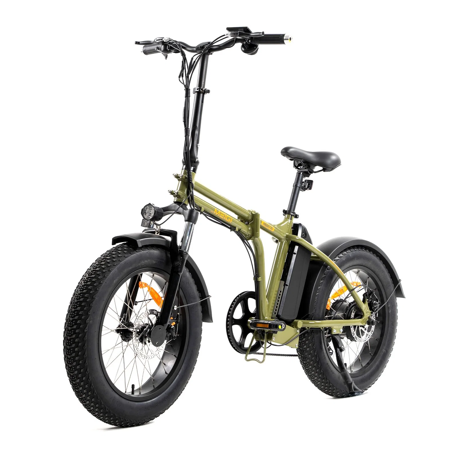 48V500W 48V10.4ah Lithium Battery Front/Rear Disk Brake Fat Tire Electric Folding Assist Bike