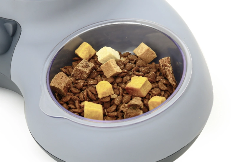 Double Dog Cat Bowls Pet Automatic Feeder