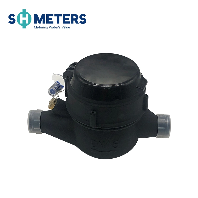 High Pressure DN15~DN50 Class B Multi Jet Dry Type Plastic Water Meters