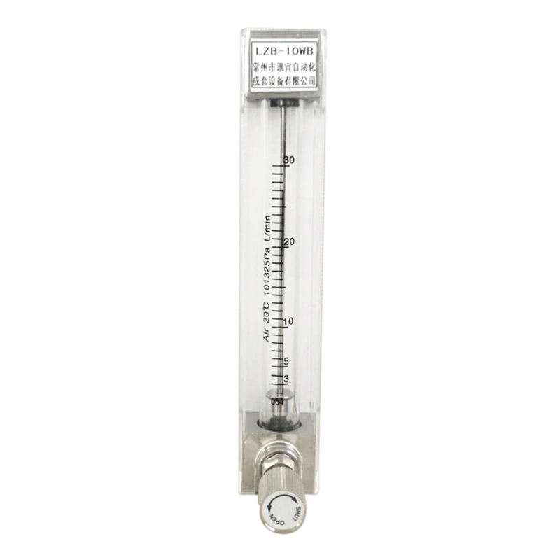 Mini Flow Stainless Steel Gas Glass Tube Rotameter for Nitrogen