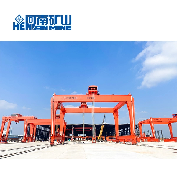 35t Mg Type Rail Mounted Double Girder Goliath Gantry Crane