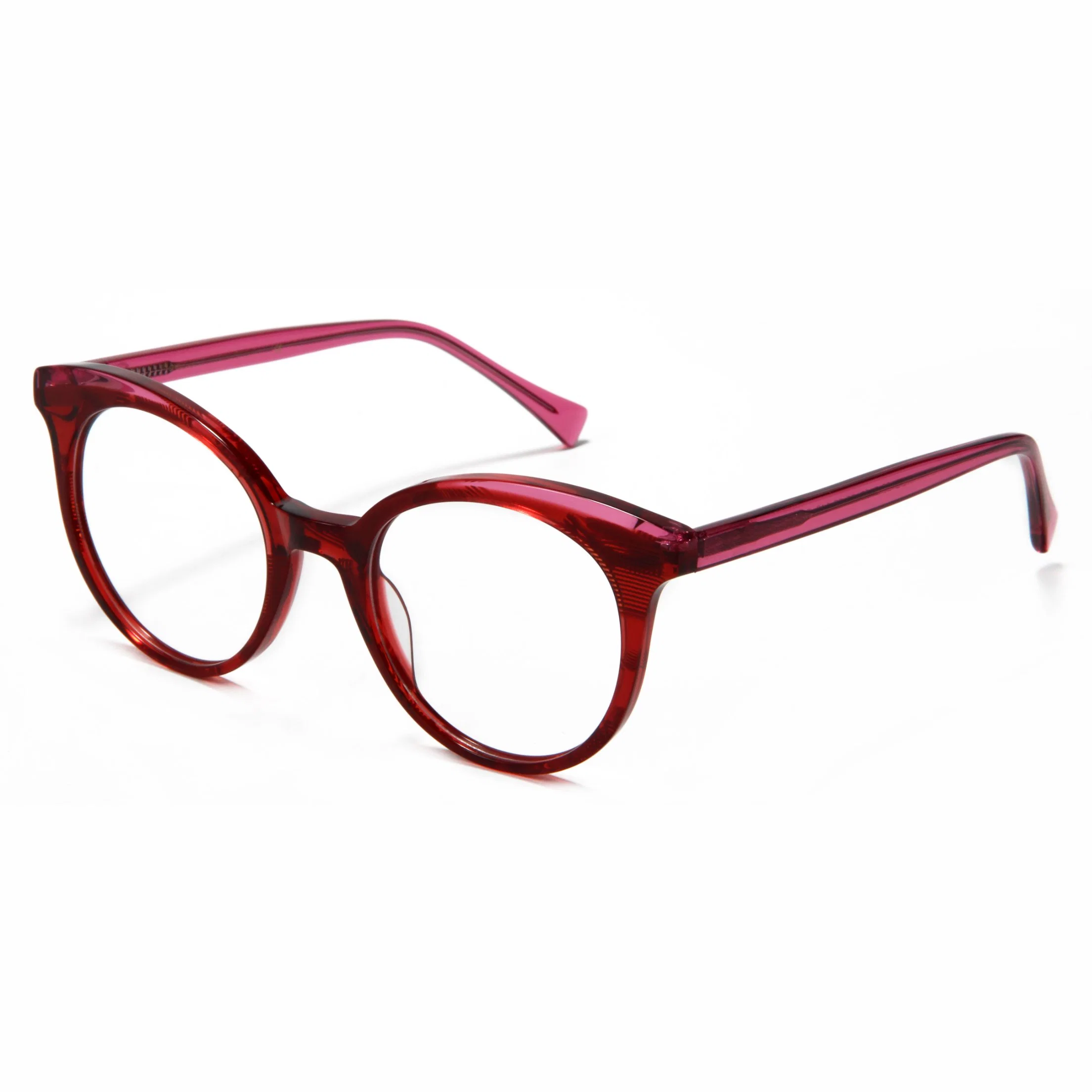 مخصص للبيع الساخن أزياء نظارات الأعشاب Acetate Optical Frame for Lady الرجال