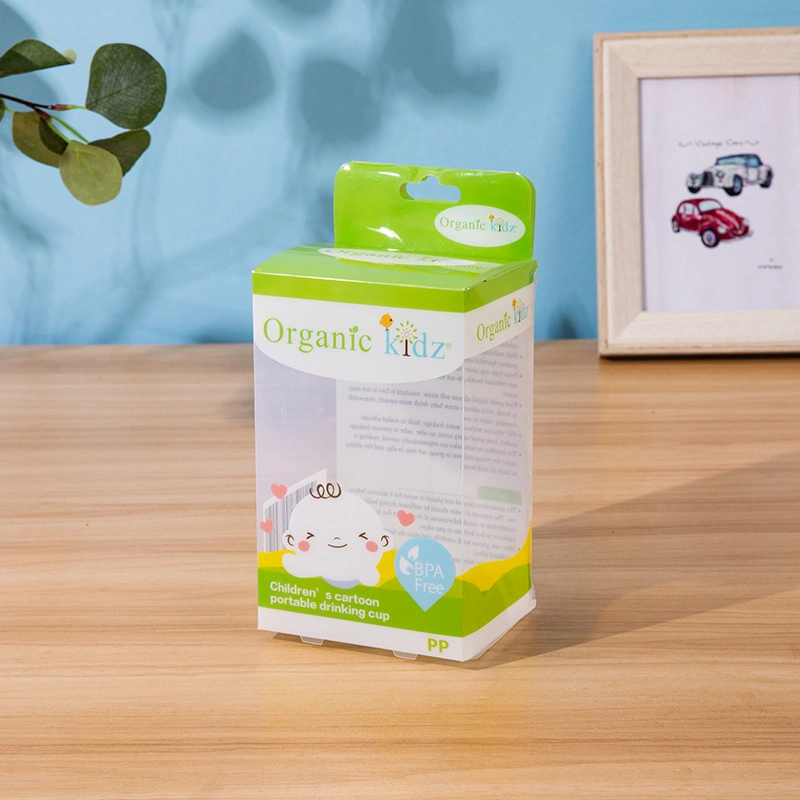 Customized Pet PVC Plastic Matte UV Spot Glossy Lamination with Hanger Tranparent Package Box