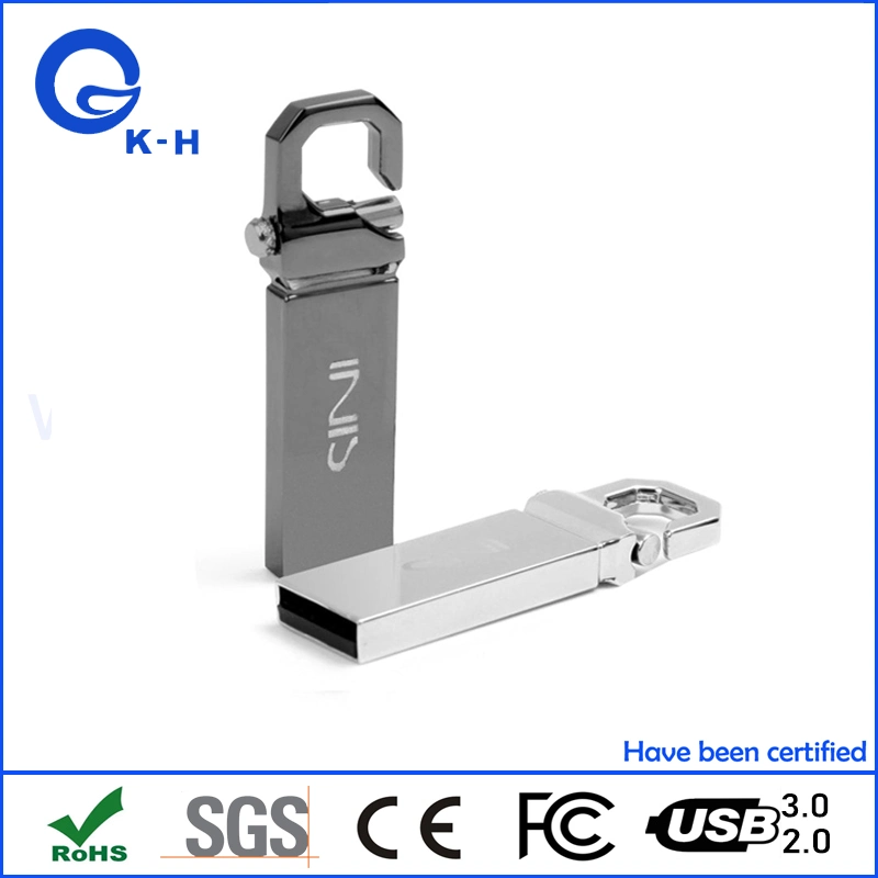 Mini USB 2.0 Flash Drive de metal de 16GB Memorias Pendrive