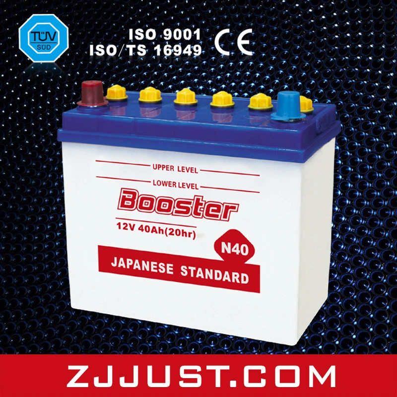 2~3year cartones de Booster y Largestar cargados, Palets N50 Car Price batería de celda seca