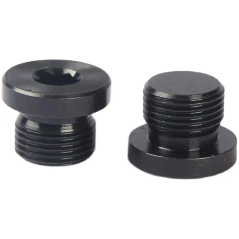 Black Magnetic Oil Plug with Outer Hexagon Threadscrew Oil Drain Plug Pipe Plug Screw