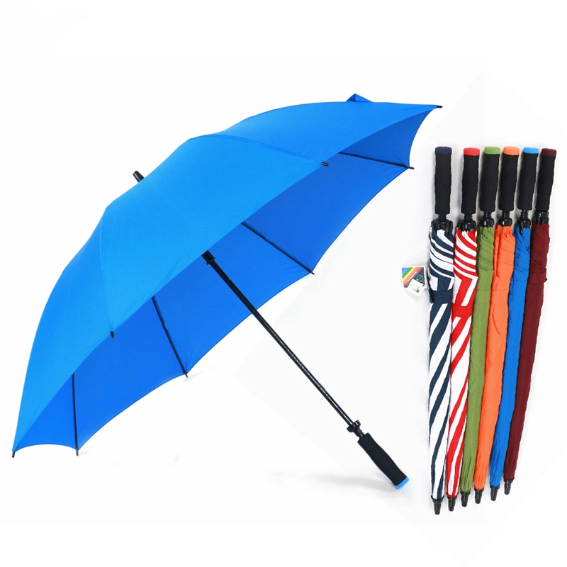 Sunfoo 30 polegadas abertura manual fibra de vidro Frame EVA Handle Golf Guarda-chuva de presentes