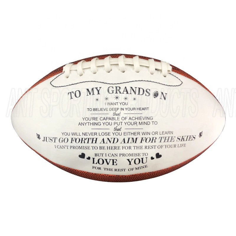 Grainy PU Full Size Souvenir Game Football