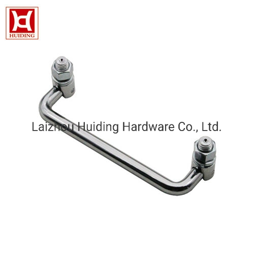 Steel Chrome Plated Chest Handles, Machine Parts Folding Handles Hardware Pull Handle, Adjustable Hardware Parts Industry Handles with Screw