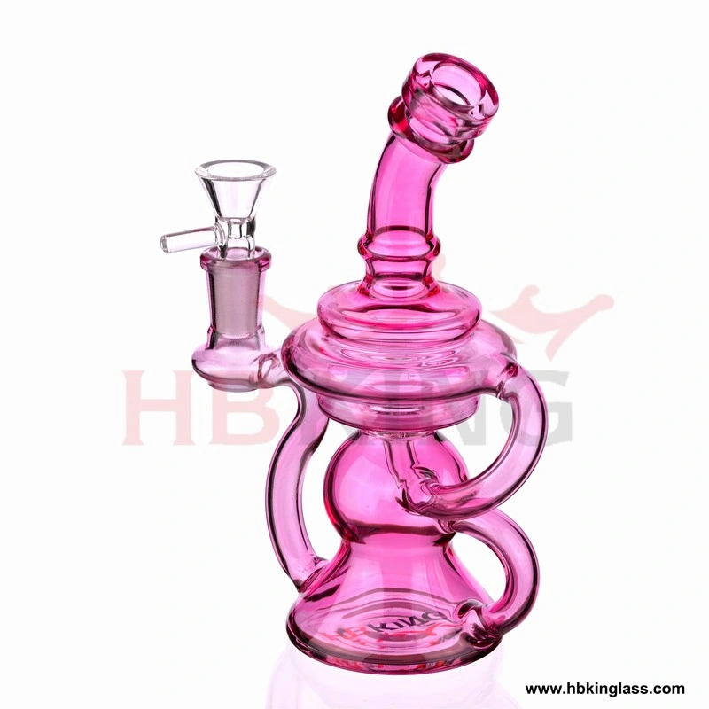 Hbking Waterpipe 2019 Hand Pipe Colorful Glass Water Pipe, DAB Rig, Art Work, USA Glass Water Pipe Bubbler Oil Rig Heady Glass Glassware