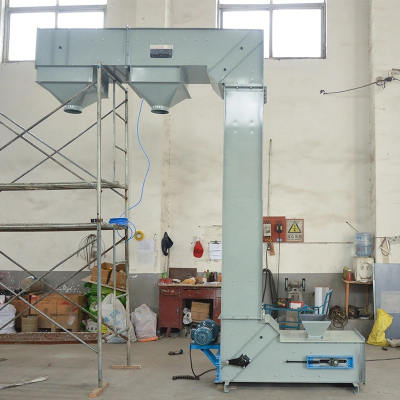 High Capacity Bulk Material Lifter Stainless Steel Z Type Bucket Elevator Conveyor Equipment