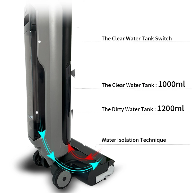 Wireless Cleaning Strong Suction Power Dry Stick Cordless Battery Vacuum Cleaner with Detachable Battery