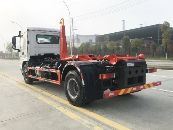 Shacman camión de basura 16ton de servicio pesado con elevador de gancho de palfinger