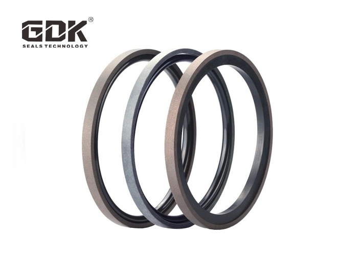 GDK-Spg Type Piston Seal PTFE and Bronze Combined High Speed for Excavator Application