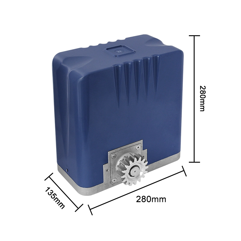 Motor de puerta corredera con control WiFi de cremallera para abrir puertas eléctricas.