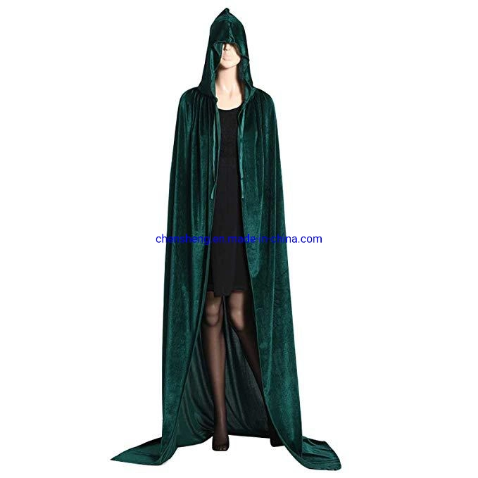 Großhandel Kleidung Kostüme Weihnachten Kapuzen Robe Umhang Cape Cosplay Party Trage Halloween Kostüm